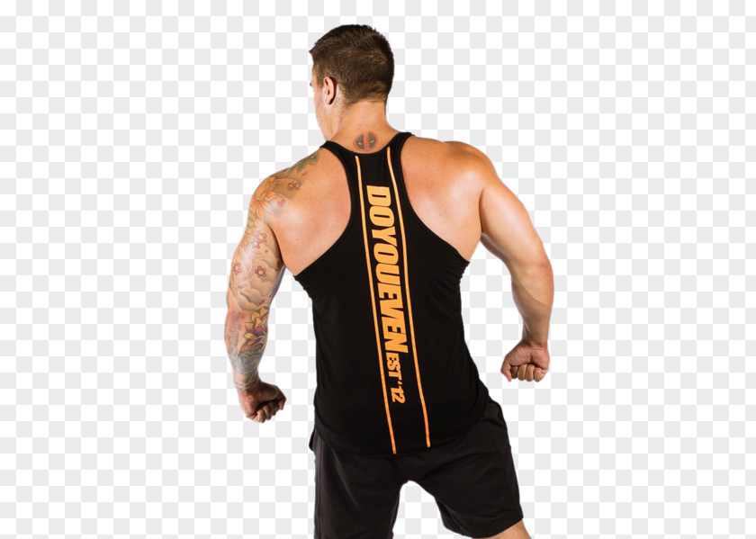 Bodybuilding Sleeveless Shirt T-shirt Razor Arm PNG
