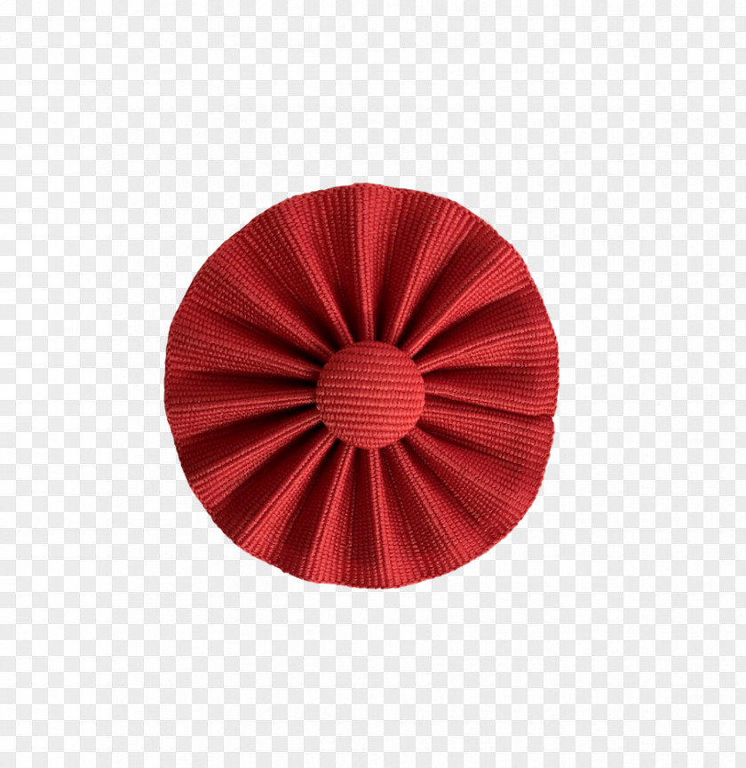 Button Red Textile Cockade Blue PNG