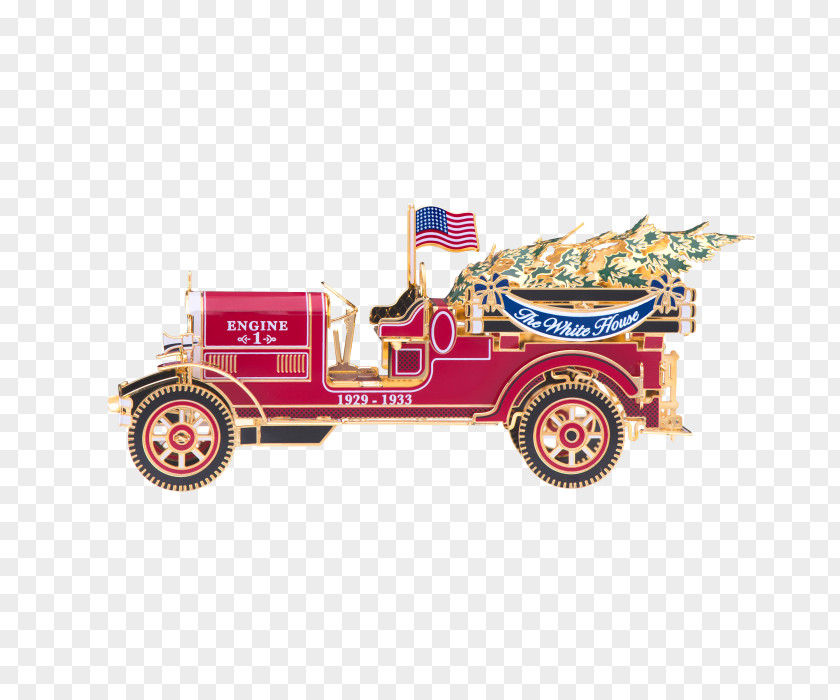 Christmas Truck White House Historical Association Ornament PNG