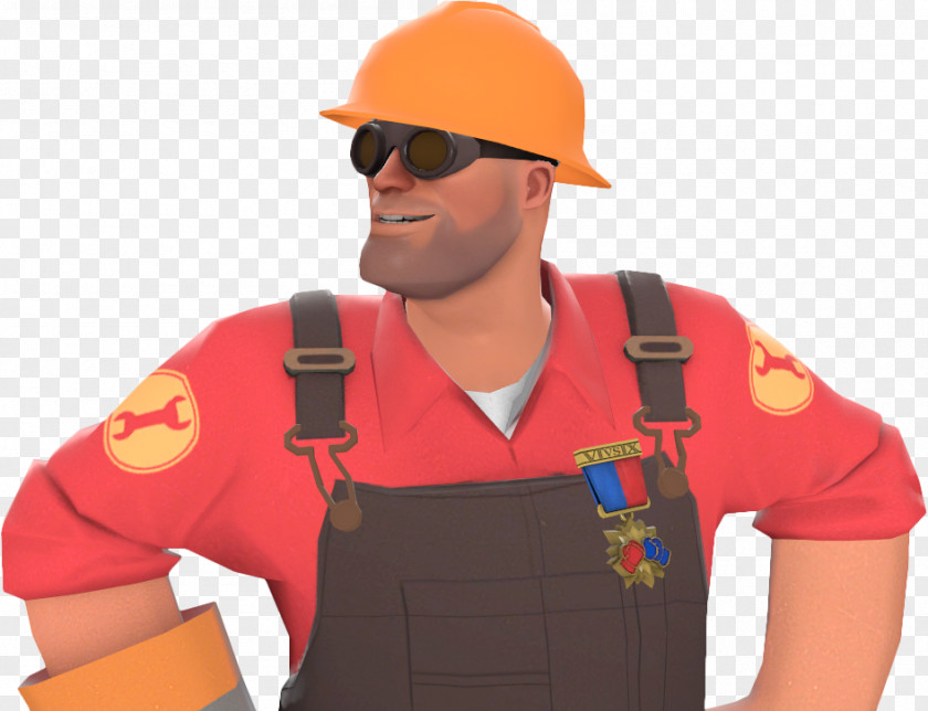 Engineer Team Fortress 2 Hard Hats Job Construction Foreman PNG