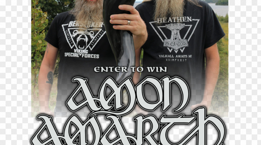 T-shirt Once Sent From The Golden Hall Amon Amarth Metal Blade Records PNG