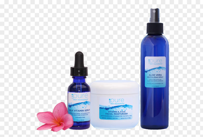 Aloe Vera Replenishment Lotion Cobalt Blue PNG