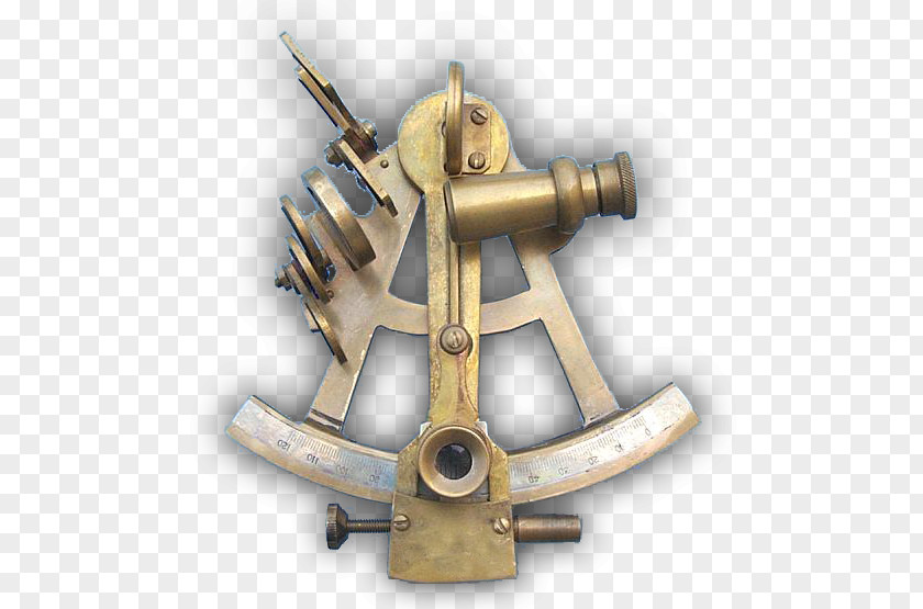 Angle Sextant Navigational Instrument Compass Brass PNG