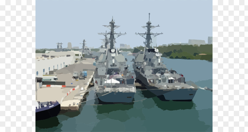 Ft. Lauderdale Cliparts Fort United States Navy USS McFaul Guided Missile Destroyer Stout PNG