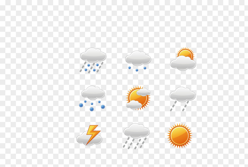 Weather Icon Forecasting Rain Logo PNG