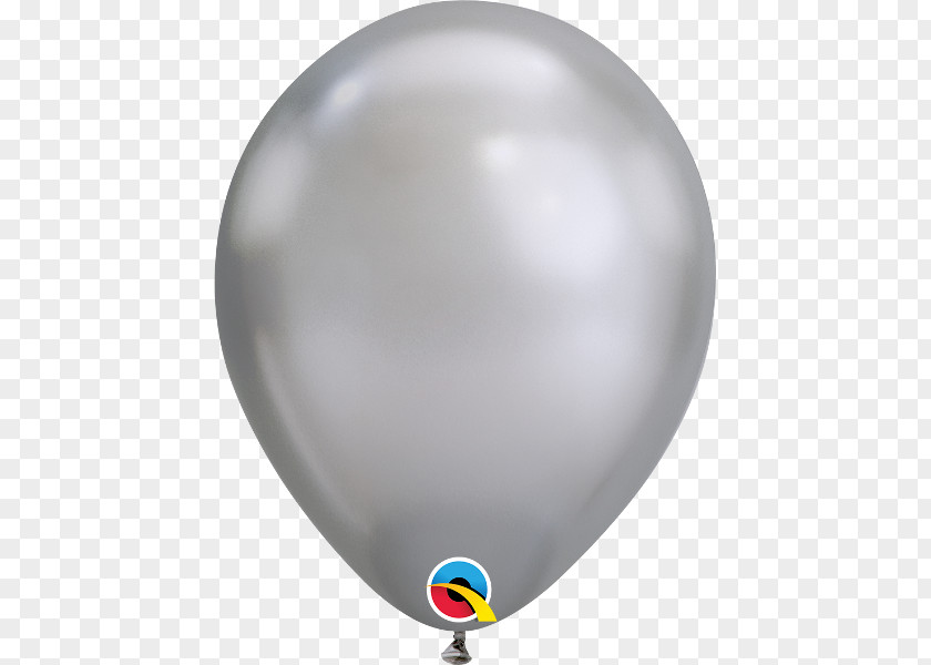 Balloon Studio Gas Silver Party PNG