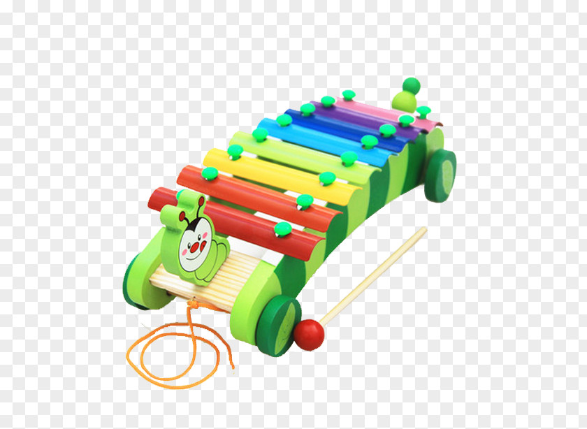 Caterpillar Xylophone Toy Block Child Musical Instrument PNG