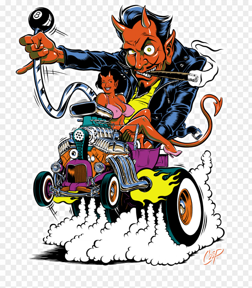 Devil Devil's Advocate: The Art Of Coop Sticker Lowbrow PNG