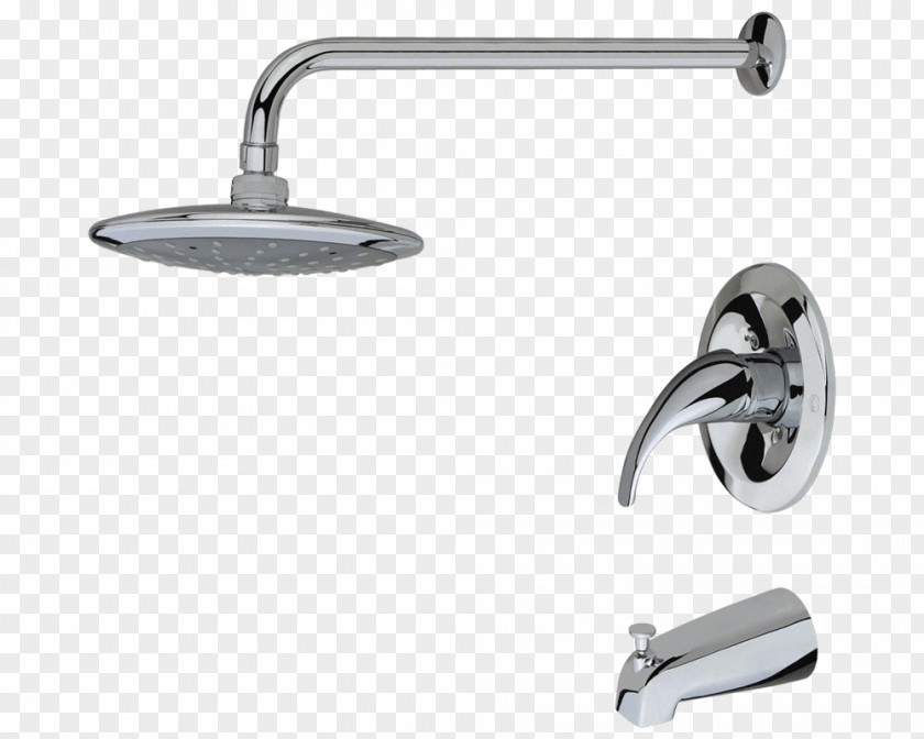 Faucet Tap Bathroom Bathtub Brushed Metal Plumbing Fixtures PNG