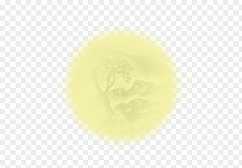 Moon. Yellow Circle Pattern PNG