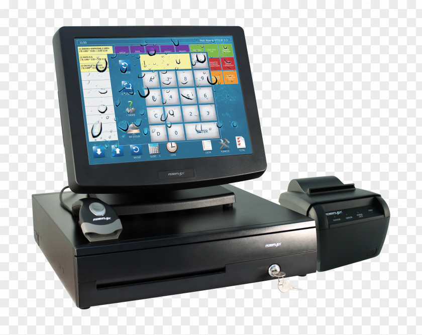 Printer Thermal Printing Point Of Sale System Posiflex PNG