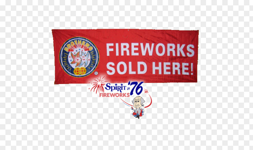 Supermarket Promotional Duitou Banner Tnt Fireworks Flag Brand Product PNG