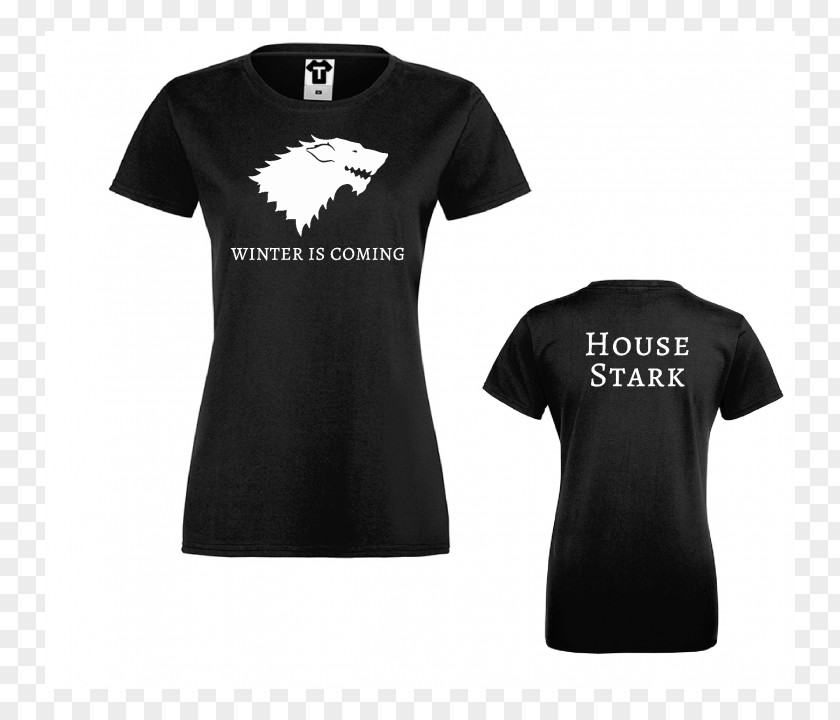 T-shirt House Stark Winter Is Coming Fire And Blood Arryn PNG