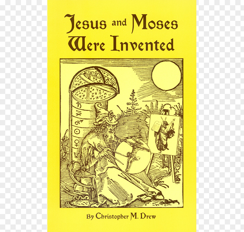 American Atheists Jesus And Moses Were Invented Printmaking Giclée Comics PNG