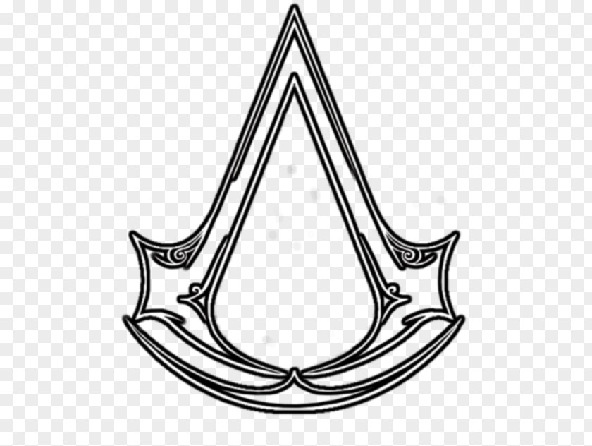 Assassin Symbol Clip Art Line Triangle PNG