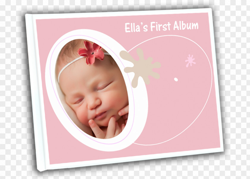 Baby Book Infant Picture Frames Text Greeting & Note Cards Pink M PNG