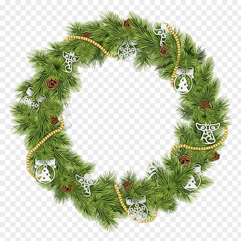 Branch Pine Christmas Decoration PNG