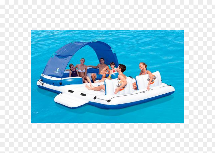 Island Floating Inflatable Raft Tahiti PNG