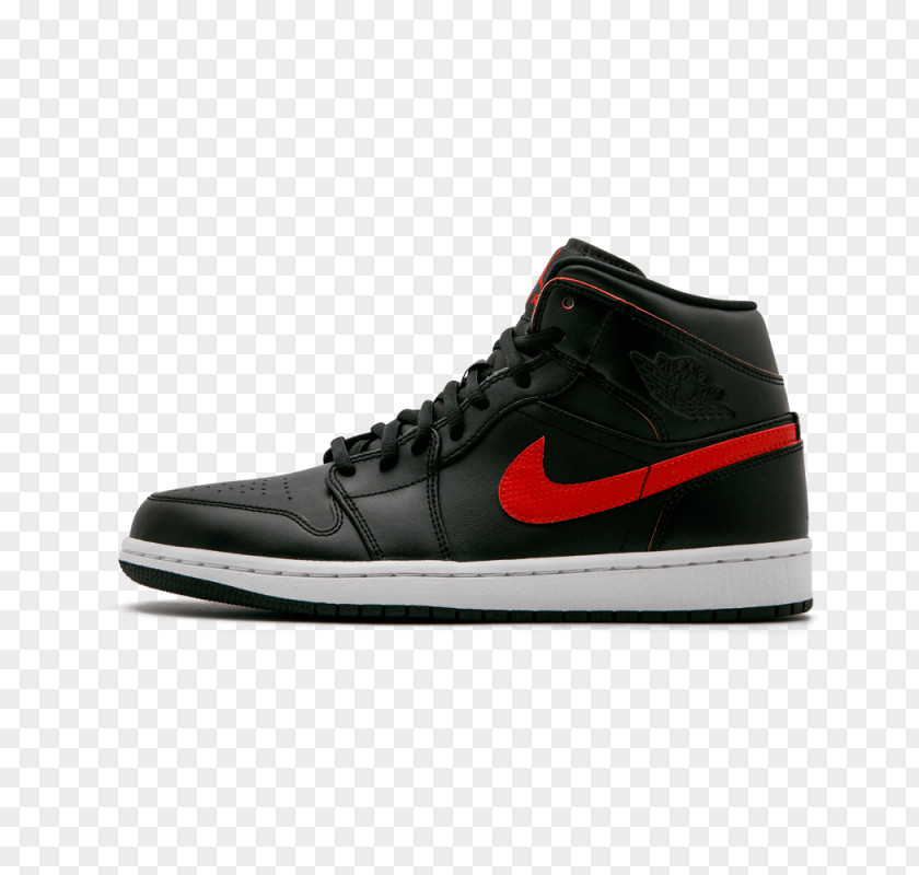 Nike Air Force Jordan 1 Mid Sports Shoes PNG