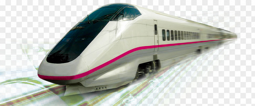 No High-speed Rail Train Track PNG