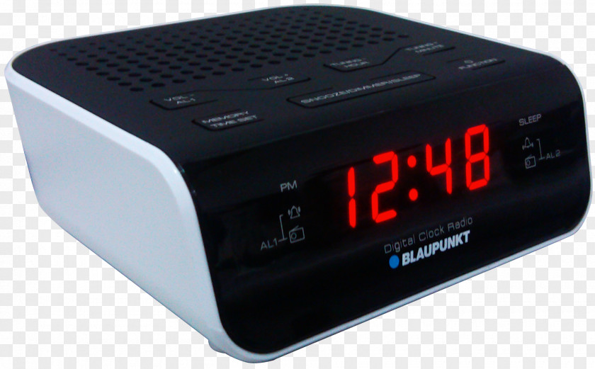 Alarm Clocks Radio Broadcasting Clockradio Home Appliance PNG