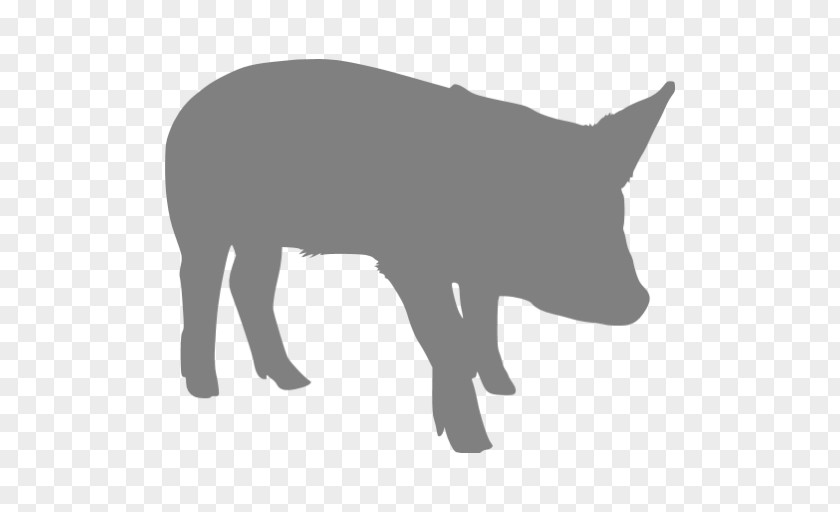 Pig Silhouette Red Fox Clip Art PNG