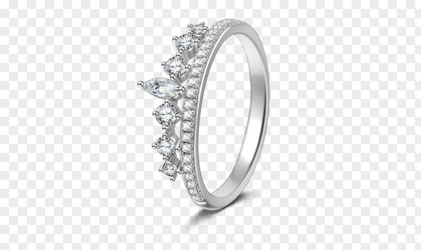 Ring Silver Diamantaire Wedding Jewellery PNG
