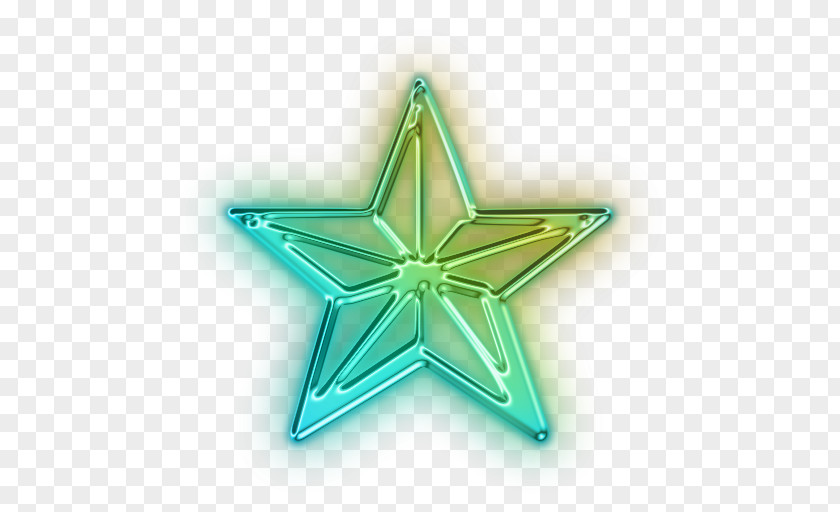 Star Neon Graphic Design PNG