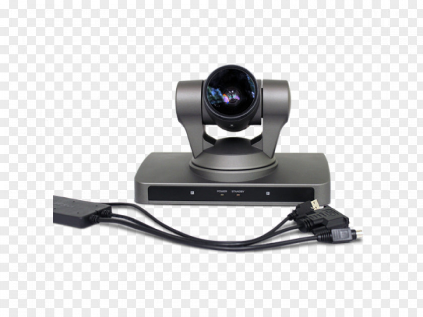 Webcam Pan–tilt–zoom Camera Videotelephony Logitech ConferenceCam BCC950 PNG