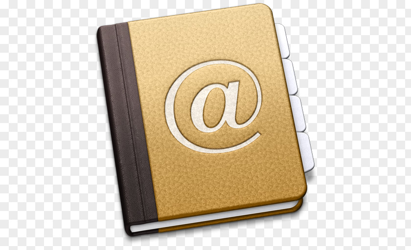 Agenda Address Book MacOS Contacts PNG