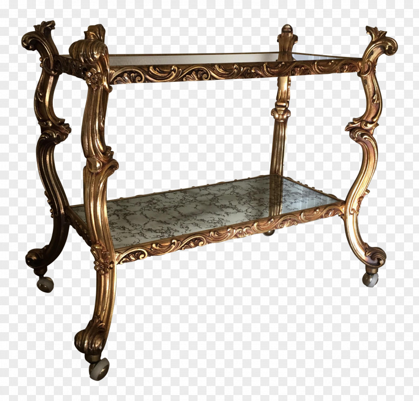 Antique Tables France Gilt Bar Cart Chairish PNG