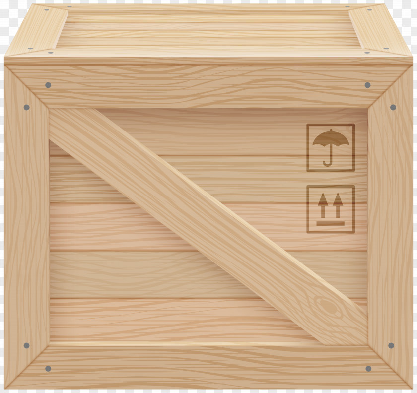 Box Plywood Wooden Crate PNG