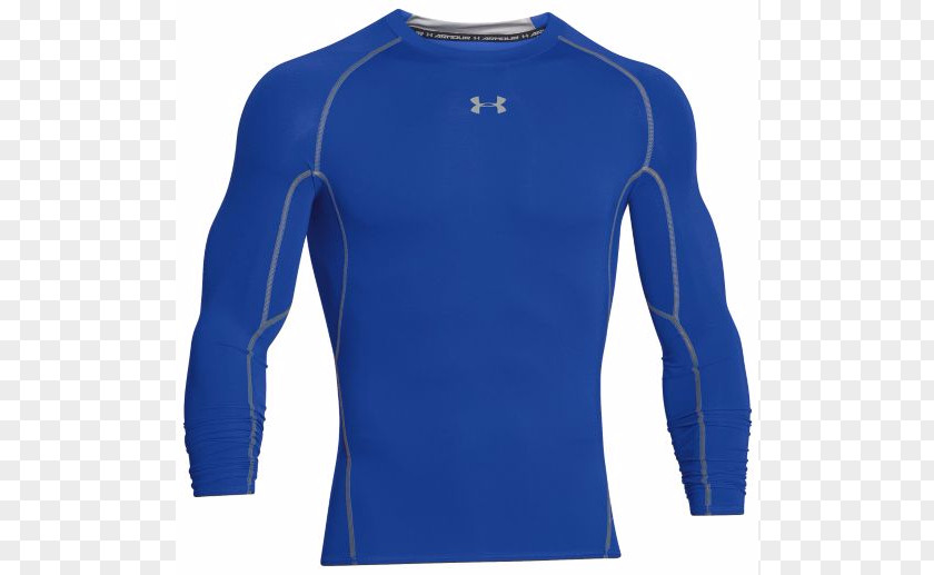 Royal Blue Long-sleeved T-shirt Under Armour Clothing PNG