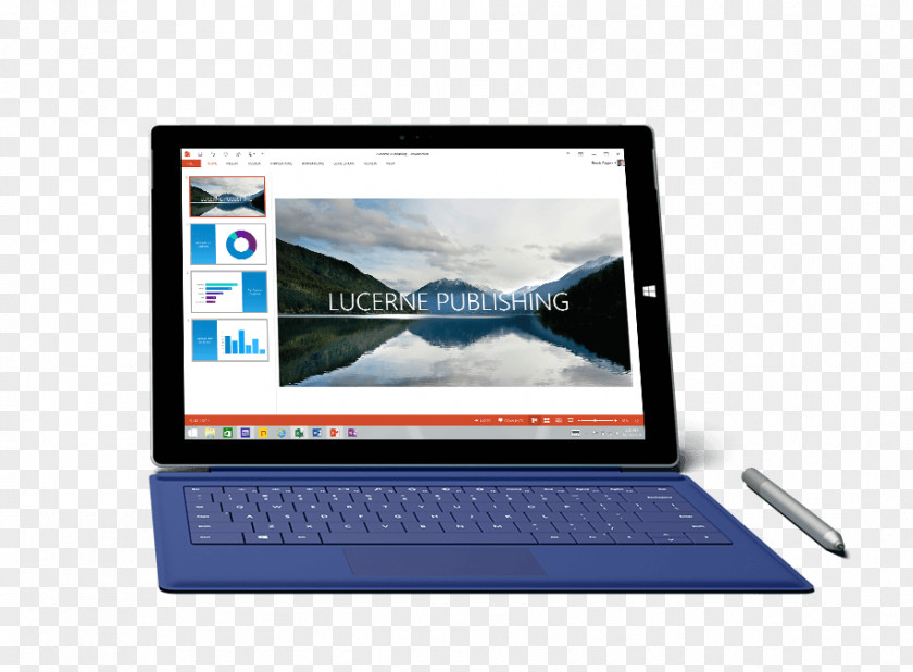 Surface Pro 3 Netbook Laptop Computer PNG