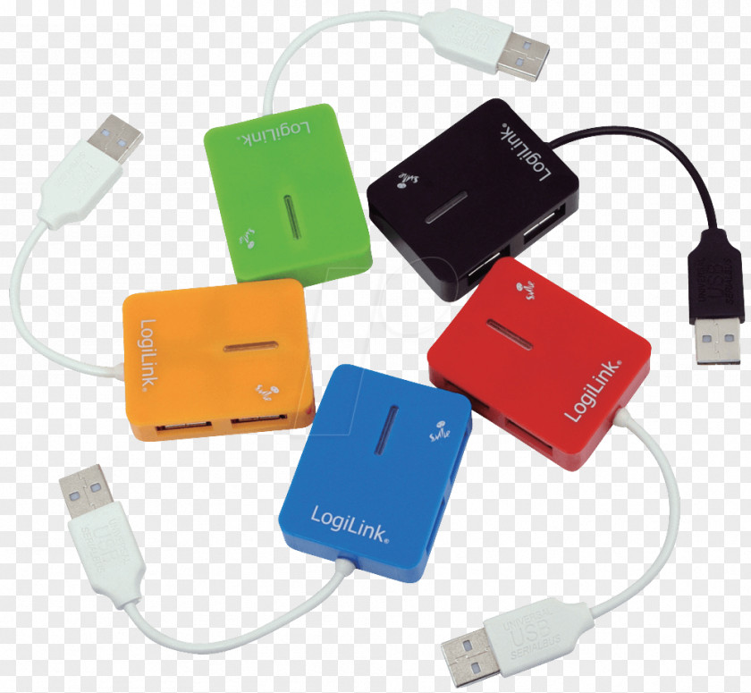 USB Battery Charger Hub Computer Port PNG