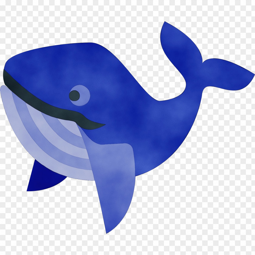 Blue Whale Fin Cartoon PNG