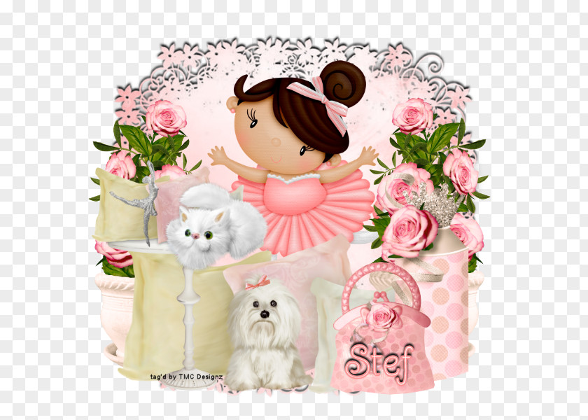 Doll Textile Puppy Love Pink M PNG