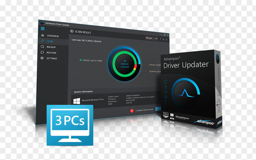 Driver 3 Device Ashampoo Booster Computer Software Program PNG