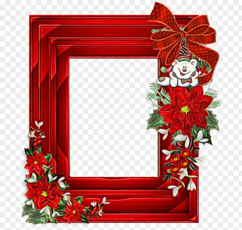 Holiday Ornament Picture Frame PNG