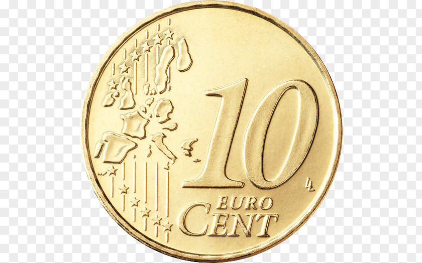 I Euro Coins 10 Cent Coin 1 50 PNG