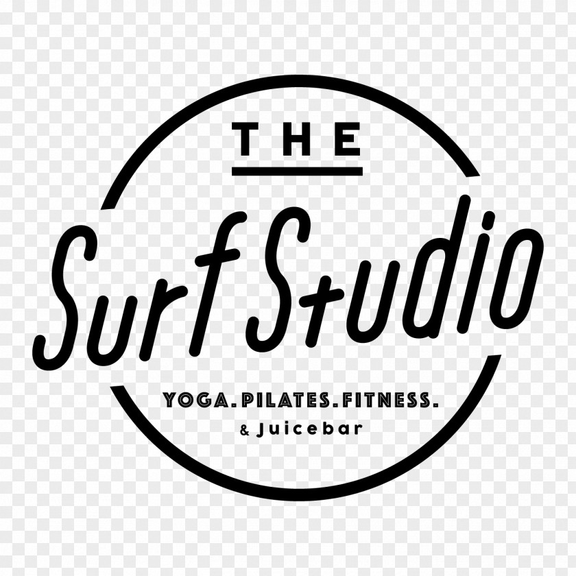 Surf Logo THE SURF STUDIO Exercise Surfing Pilates Training PNG