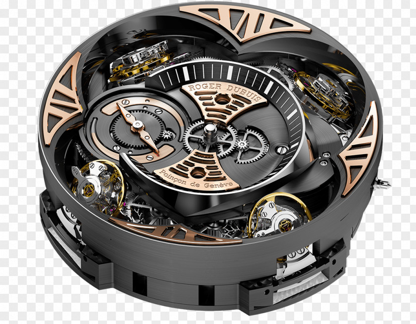 Watch Roger Dubuis Round Table Brand Clock PNG