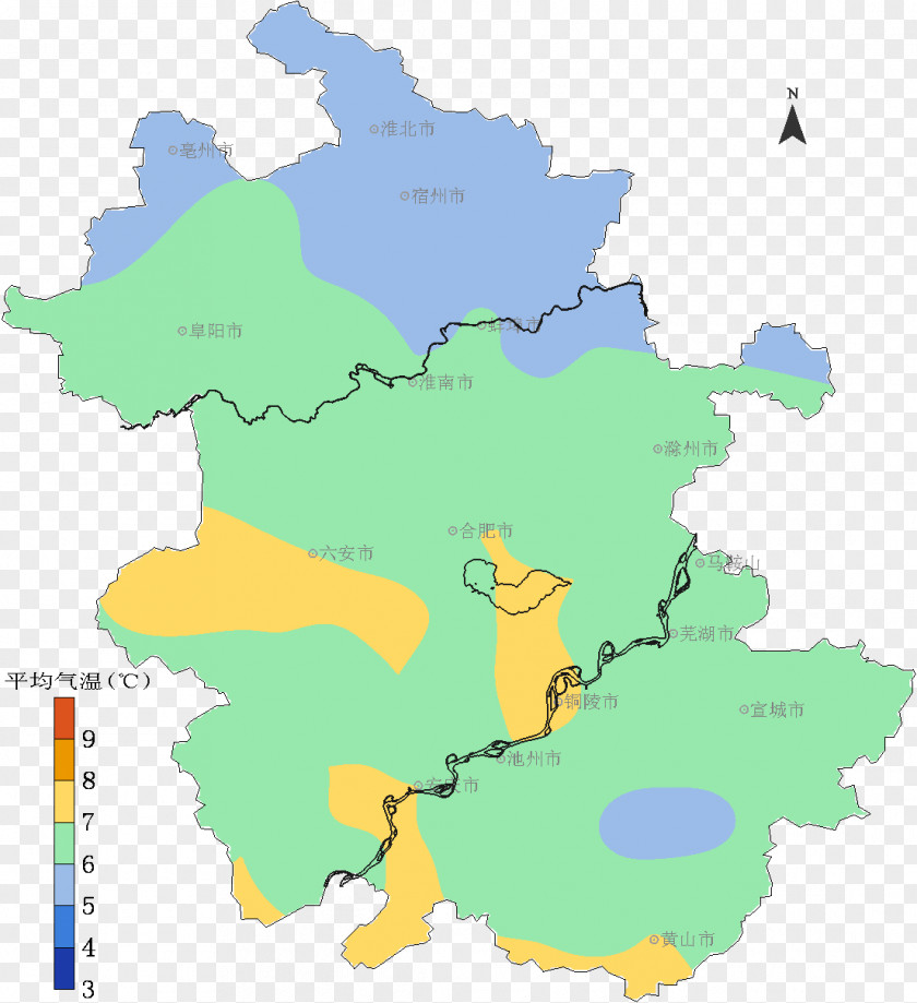 Agri Map Huai River Anhui Nongwang Shaanxi Dabie Mountains PNG