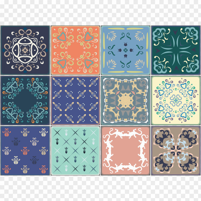 Ciment Patchwork Square Meter Symmetry Pattern PNG