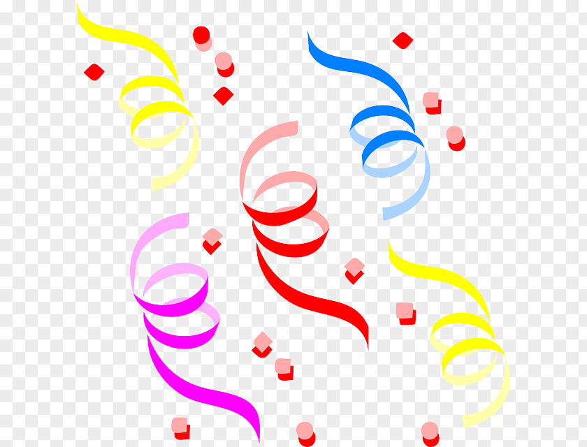 Confetti Party Clip Art PNG