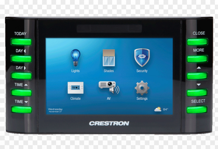 Display Board Home Automation Kits Touchscreen Control System Information PNG