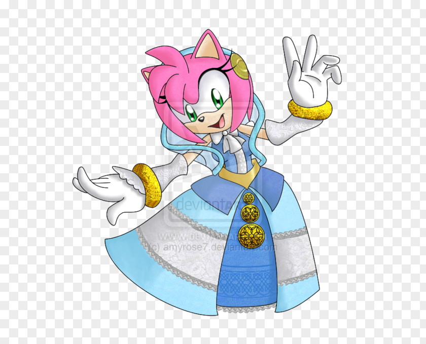 Sonic The Hedgehog Amy Rose Lady Of Lake Sega Team PNG