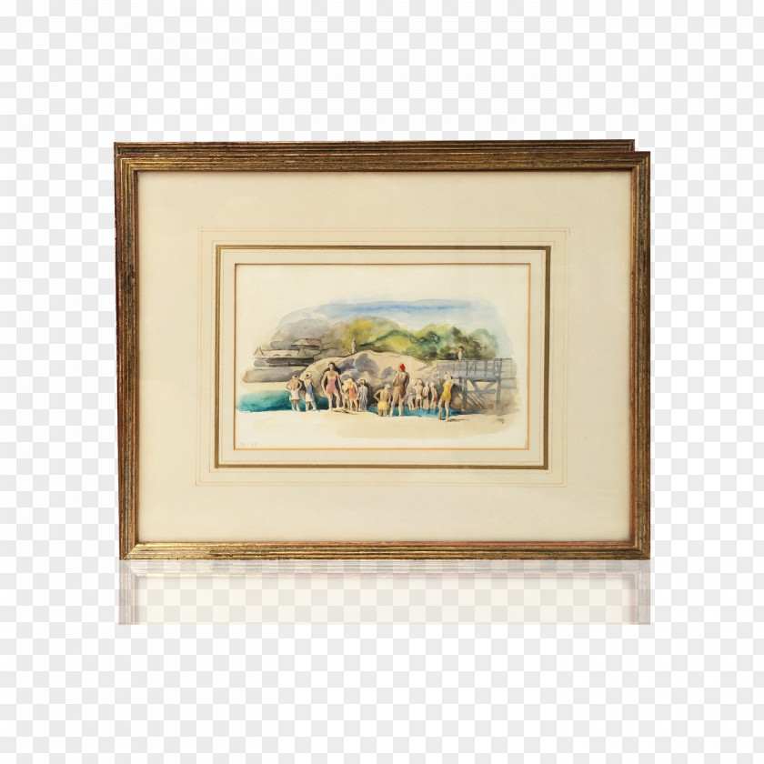 Antiquity Watercolor Painting Picture Frames Rectangle PNG
