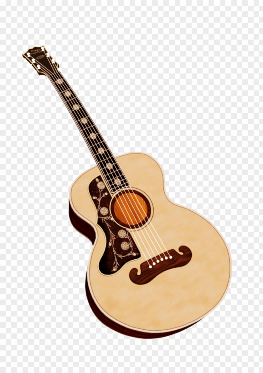 Attractive Guitar Pull Material Free Acoustic Ukulele Tiple Cuatro PNG