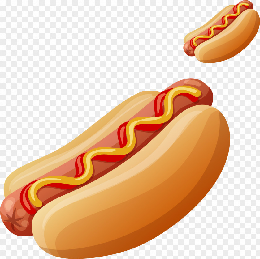 Delicious Hot Dogs Dog Sausage Fast Food PNG